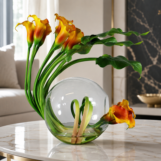 Calas Mango en Jarrón Crosswinds para decoración de interiores | Vareluma