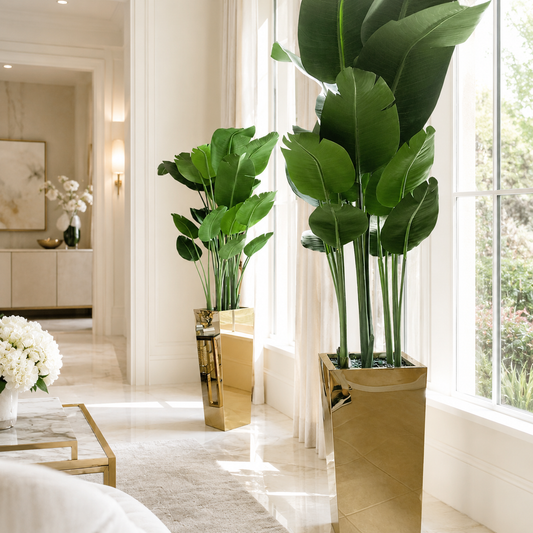 Ave del Paraíso en Cubo Dorado para decoración de interiores | Vareluma
